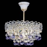 Люстра Астра шар №1 Фиолетовая белая в Сочи