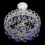 Люстра Астра шар №1 Фиолетовая белая в Сочи