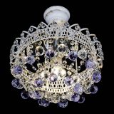 Люстра Астра шар №1 Фиолетовая белая в Сочи