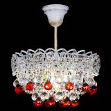Люстра Астра шар №1 Красная белая в Сочи