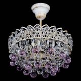 Люстра Астра шар №1 Розовая белая в Сочи