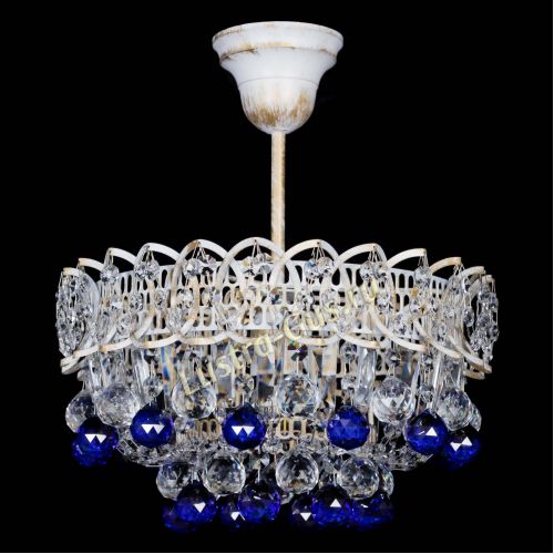 Люстра Астра шар №1 Синяя белая в Сочи Люстра Астра шар №1 Синяя белая в Сочи