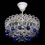 Люстра Астра шар №1 Синяя белая в Сочи Люстра Астра шар №1 Синяя белая в Сочи