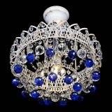Люстра Астра шар №1 Синяя белая в Сочи Люстра Астра шар №1 Синяя белая в Сочи