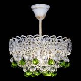 Люстра Астра шар №1 Зеленая белая в Сочи