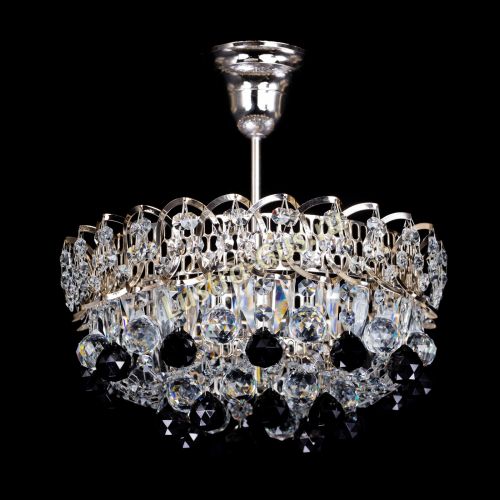 Люстра Астра шар черная 1 лампа в Сочи Гусь Хрустальный