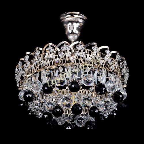 Люстра Астра шар черная 1 лампа в Сочи Гусь Хрустальный