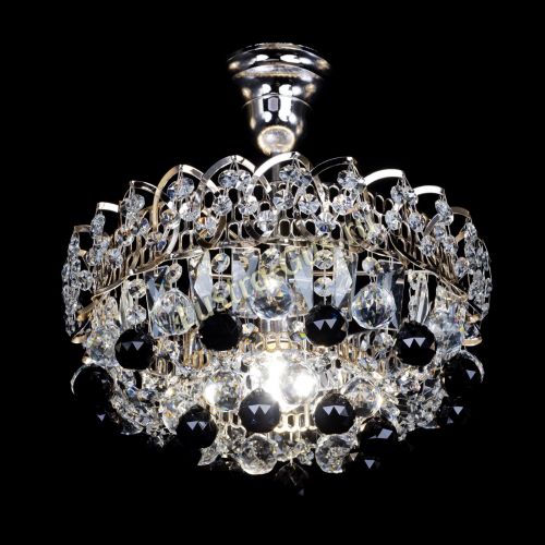 Люстра Астра шар черная 1 лампа в Сочи Гусь Хрустальный