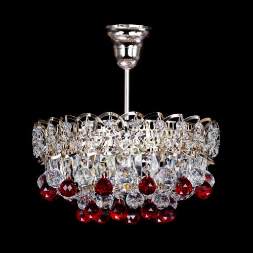 Люстра Астра шар красная 1 лампа в Сочи Люстра Астра шар красная 1 лампа в Сочи