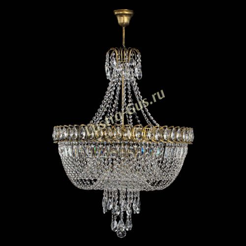 Люстра Астра Водопад №5 с подвесом под бронзу в Сочи Гусь Хрустальный