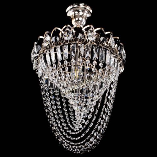 Люстра Астра Водоворот с подвесом №1 черная в Сочи Гусь Хрустальный