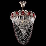 Люстра Астра Водоворот с подвесом №1 красная в Сочи