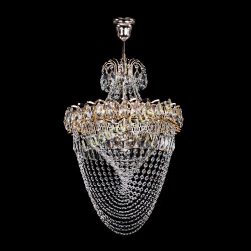 Люстра Астра Водоворот с подвесом в Сочи Гусь Хрустальный