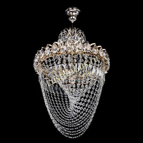 Люстра Астра Водоворот с подвесом в Сочи Гусь Хрустальный