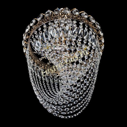 Люстра Астра Водоворот с подвесом в Сочи Гусь Хрустальный