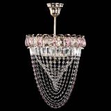 Люстра Астра Водоворот с подвесом №1 розовая в Сочи