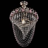 Люстра Астра Водоворот с подвесом №1 розовая в Сочи