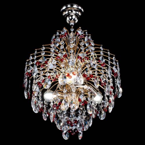 Люстра Брызги шампанского Рябина в Сочи Гусь Хрустальный