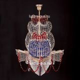 Люстра Черная Жемчужина красная в Сочи