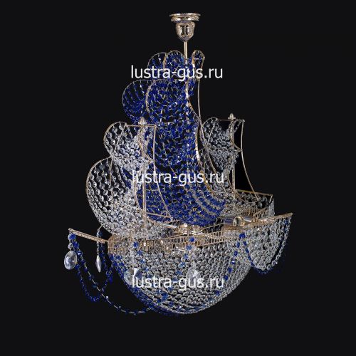 Люстра Черная Жемчужина синяя в Сочи Люстра Черная Жемчужина синяя в Сочи