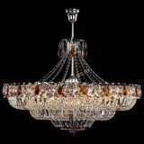 Люстра Двойное кольцо пластинка с подвесом Чайная в Сочи