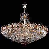 Люстра Двойное кольцо пластинка с подвесом Чайная в Сочи