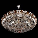 Люстра Двойное кольцо пластинка с подвесом Чайная в Сочи