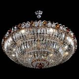 Люстра Двойное кольцо пластинка с подвесом Чайная в Сочи