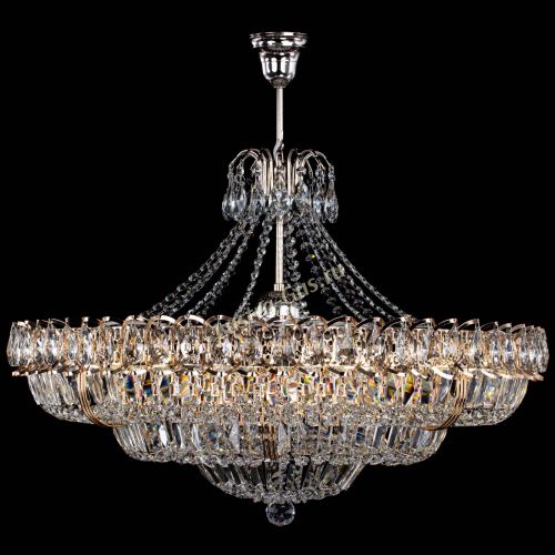 Люстра Двойное кольцо пластинка с подвесом в Сочи Гусь Хрустальный