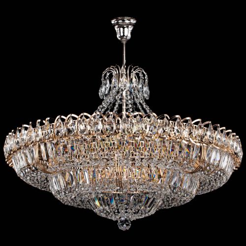 Люстра Двойное кольцо пластинка с подвесом в Сочи Гусь Хрустальный