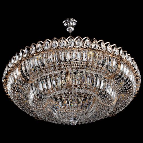 Люстра Двойное кольцо пластинка с подвесом в Сочи Гусь Хрустальный