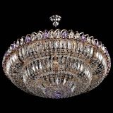 Люстра Двойное кольцо пластинка с подвесом Фиолетовая в Сочи