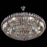 Люстра Двойное кольцо пластинка с подвесом Розовая в Сочи