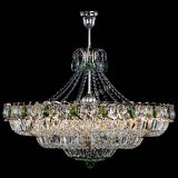 Люстра Двойное кольцо пластинка с подвесом Зеленая в Сочи