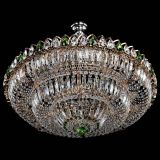 Люстра Двойное кольцо пластинка с подвесом Зеленая в Сочи