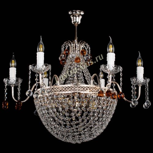 Люстра Елизавета №11 Венеция чайная в Сочи Гусь Хрустальный