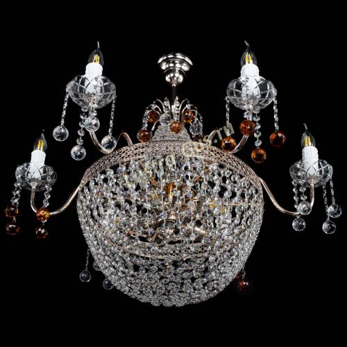 Люстра Елизавета №11 Венеция чайная в Сочи Гусь Хрустальный