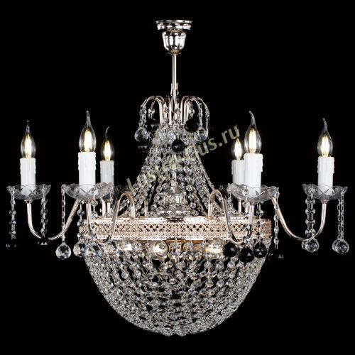 Люстра Елизавета №11 Венеция черная в Сочи Гусь Хрустальный