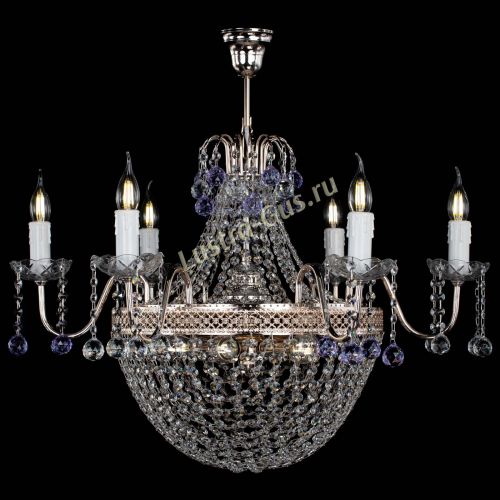 Люстра Елизавета №11 Венеция фиолетовая в Сочи Гусь Хрустальный