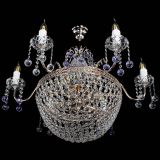 Люстра Елизавета №11 Венеция фиолетовая в Сочи