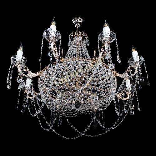 Люстра Елизавета №13 черная в Сочи Гусь Хрустальный