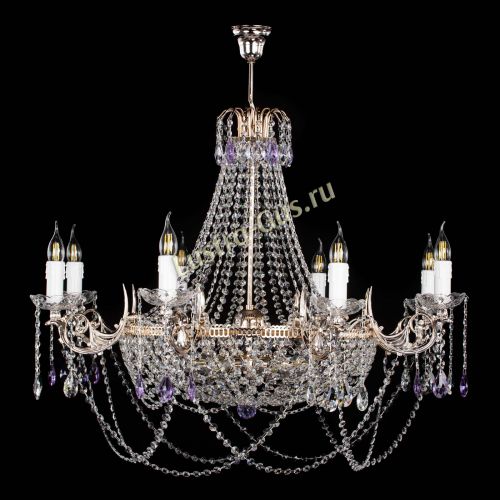 Люстра Елизавета №13 фиолетовая в Сочи Люстра Елизавета №13 фиолетовая в Сочи