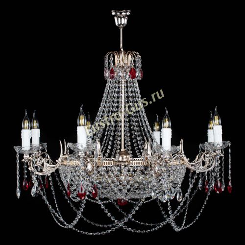 Люстра Елизавета №13 красная в Сочи Люстра Елизавета №13 красная в Сочи