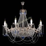 Люстра Елизавета №13 синяя в Сочи