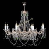 Люстра Елизавета №13 зеленая в Сочи