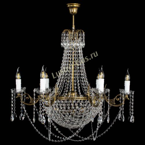 Люстра Елизавета малая №9 под бронзу в Сочи Гусь Хрустальный