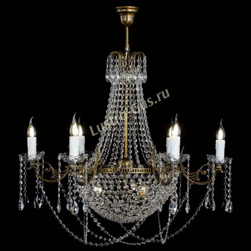 Люстра Елизавета малая №9 под бронзу в Сочи Гусь Хрустальный