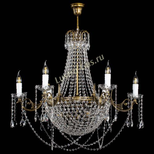 Люстра Елизавета малая №9 под бронзу в Сочи Гусь Хрустальный