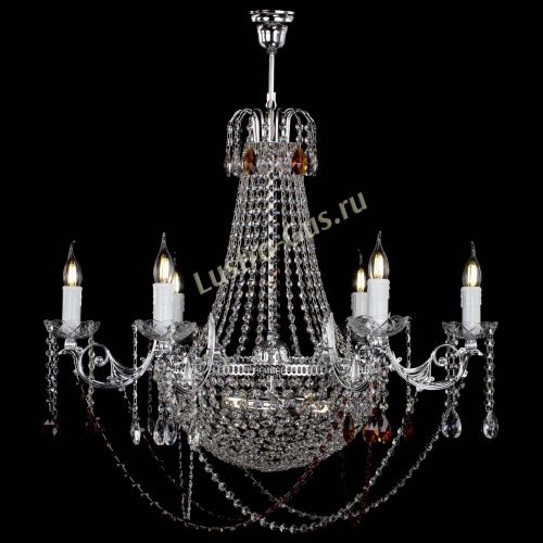 Люстра Елизавета малая №9 чайная в Сочи Гусь Хрустальный