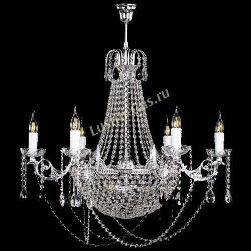 Люстра Елизавета малая №9 черная в Сочи Гусь Хрустальный